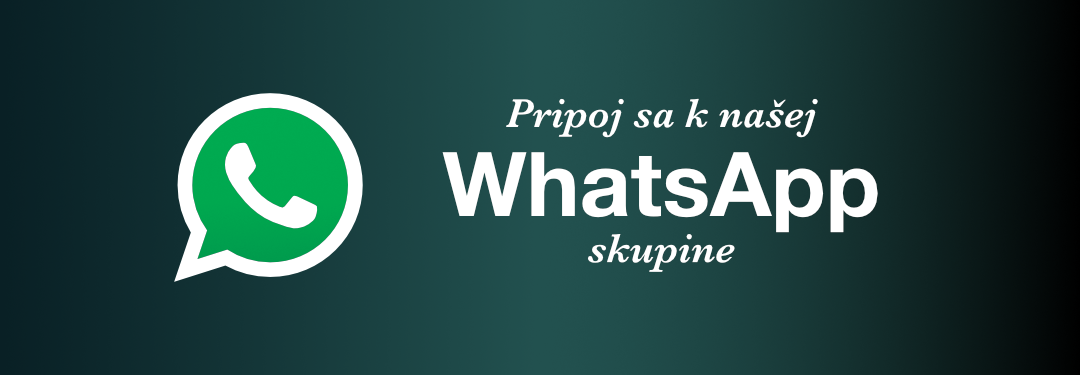Pripoj sa k našej WhatsApp skupine